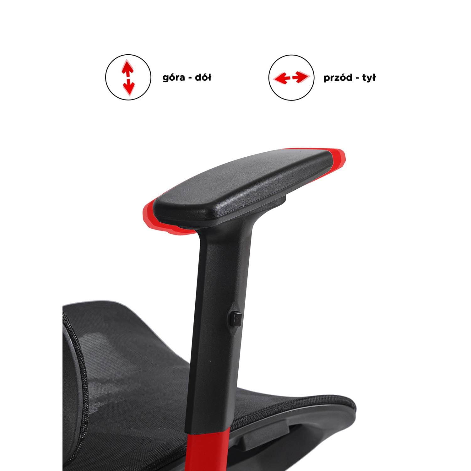 Fotel obrotowy ROYAL ergonomiczny czarny – fotel biurowy z regulacją