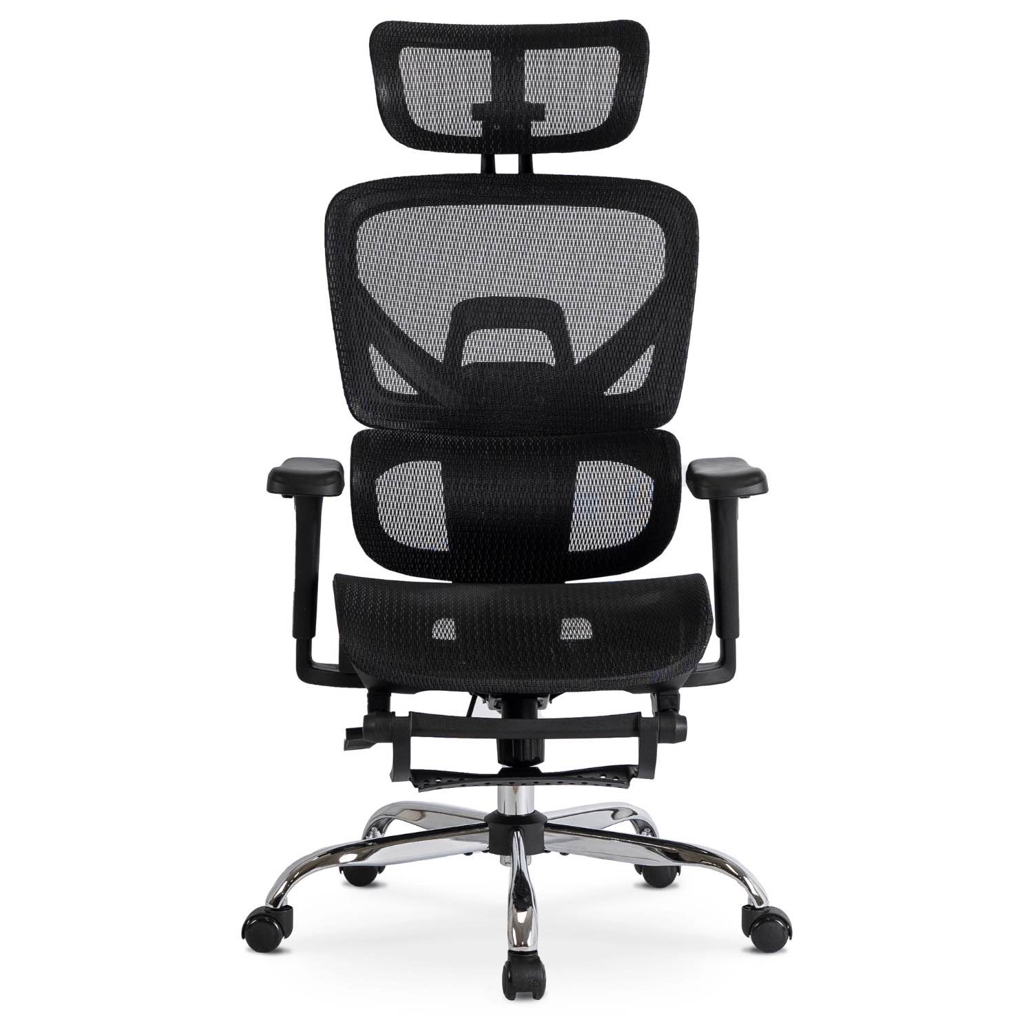 Fotel obrotowy KAIR ergonomiczny czarny – nowoczesny fotel biurowy z regulacją