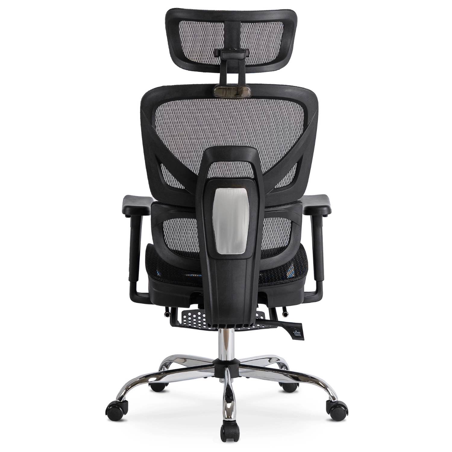 Fotel obrotowy KAIR ergonomiczny czarny – nowoczesny fotel biurowy z regulacją