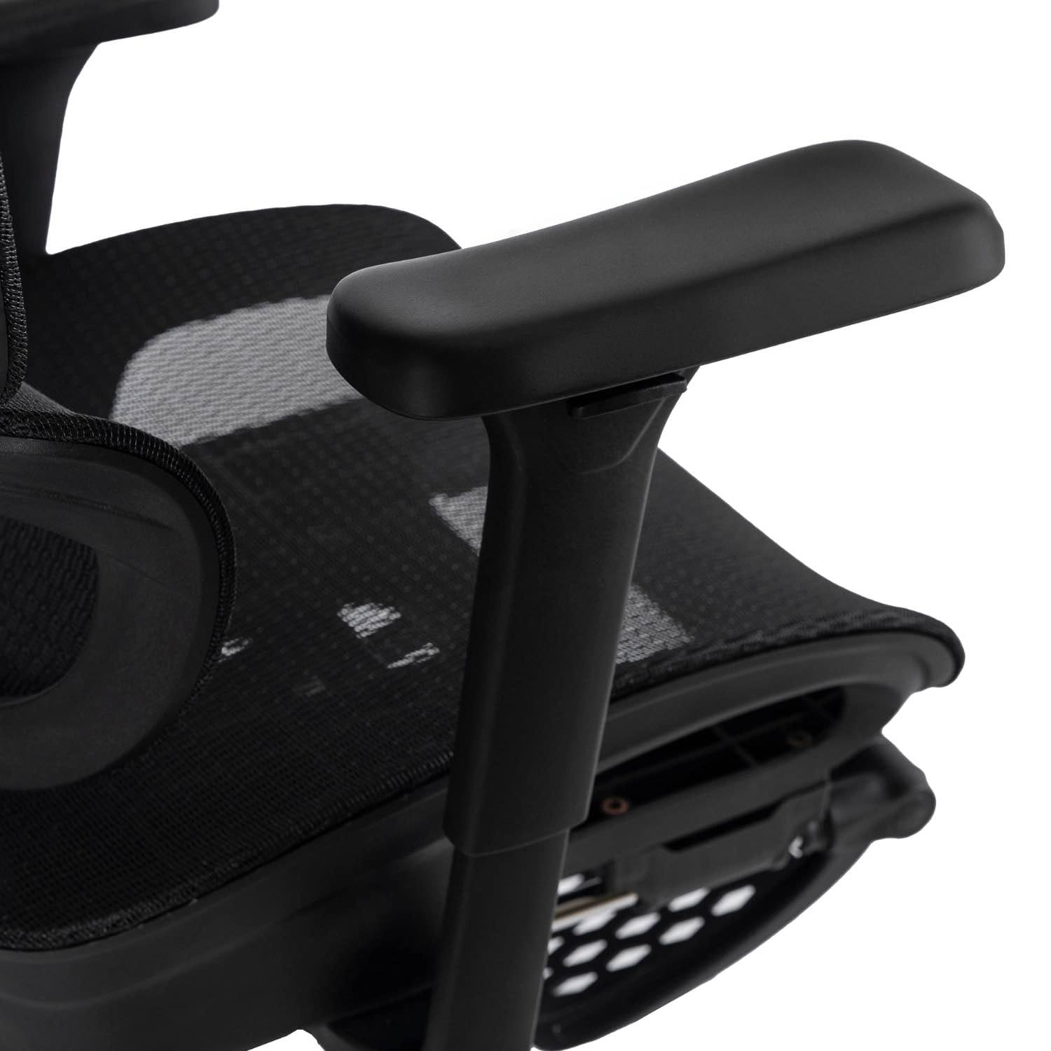 Fotel obrotowy KAIR ergonomiczny czarny – nowoczesny fotel biurowy z regulacją
