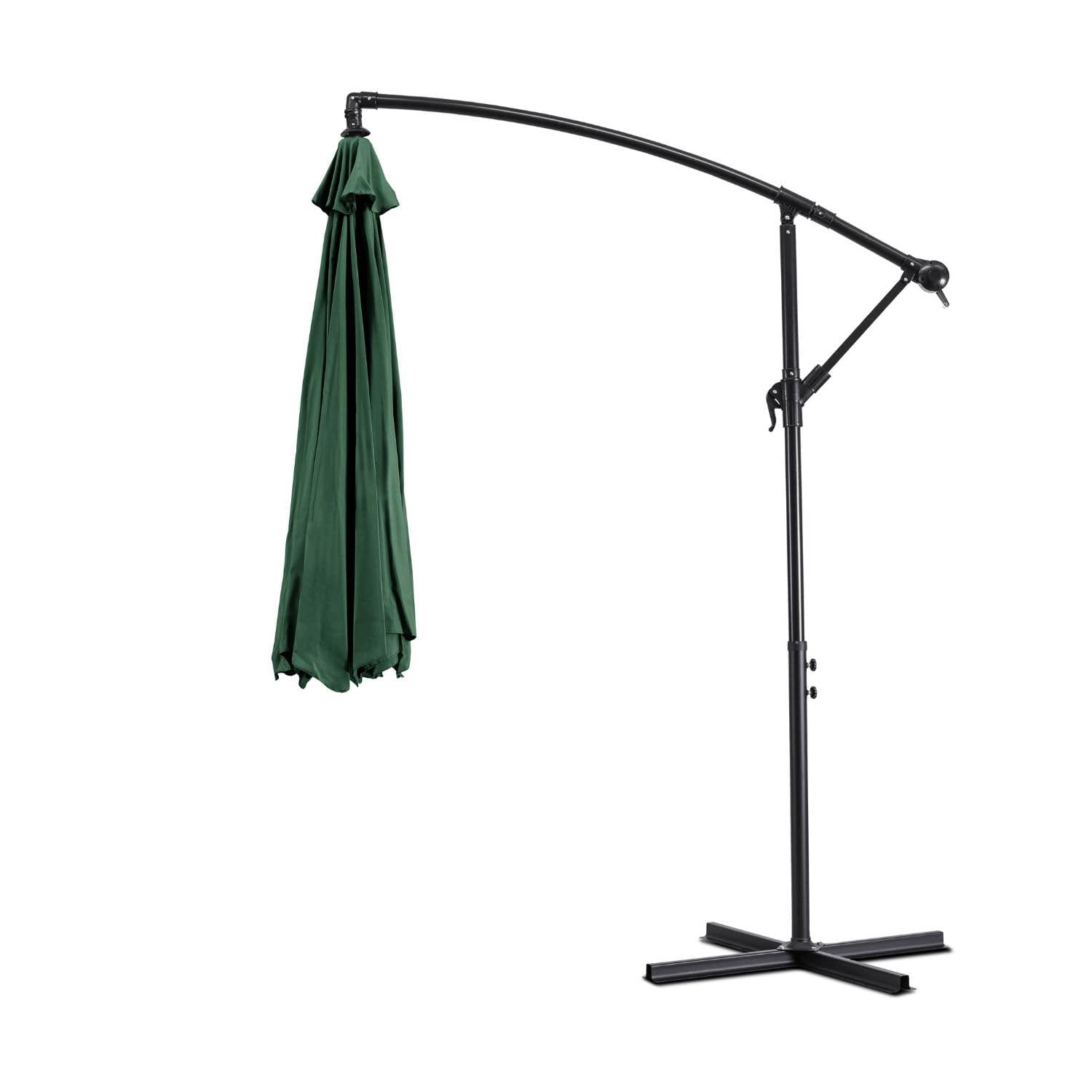 Solidny duży parasol Ogrodowy AKRON Zielony 300cm