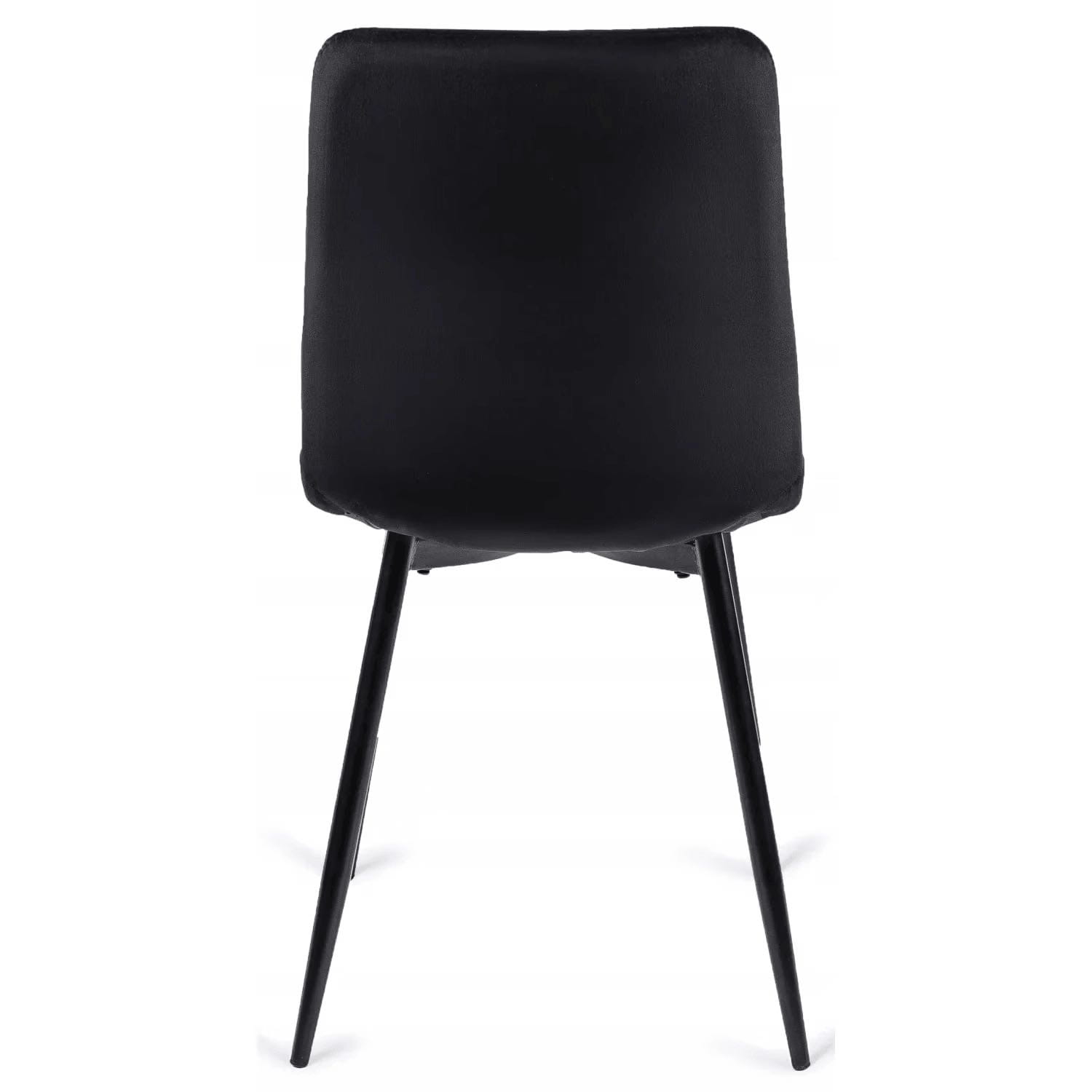 Zestaw Stół LUKAS 100-250 cm Orzech/Czarny i 4 Krzesła PERU Czarne