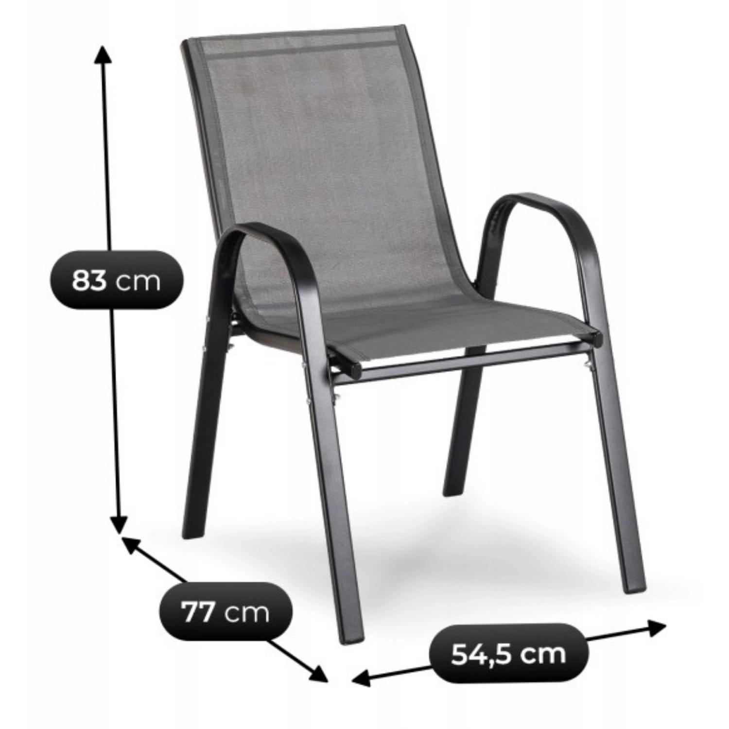 Zestaw Mebli Ogrodowych MINNESOTA Szary Sofa Fotele Stolik