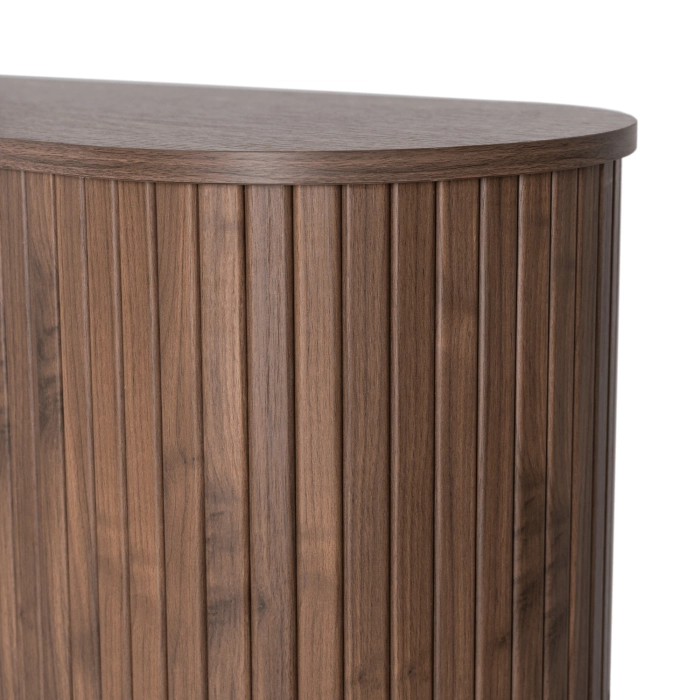 Komoda TRISH 180 cm Dwudrzwiowa Rozsuwana Orzech