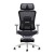 Fotel ergonomiczny biurowy obrotowy z regulacją Homer Czarno-Szary
