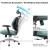 Ergonomiczny fotel biurowy krzesło fotel do biura gabinetu z regulacją