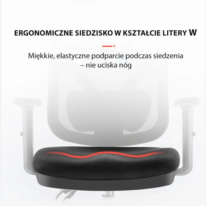 Fotel biurowy regulowany fotel krzesło do biura gabinetu Szare