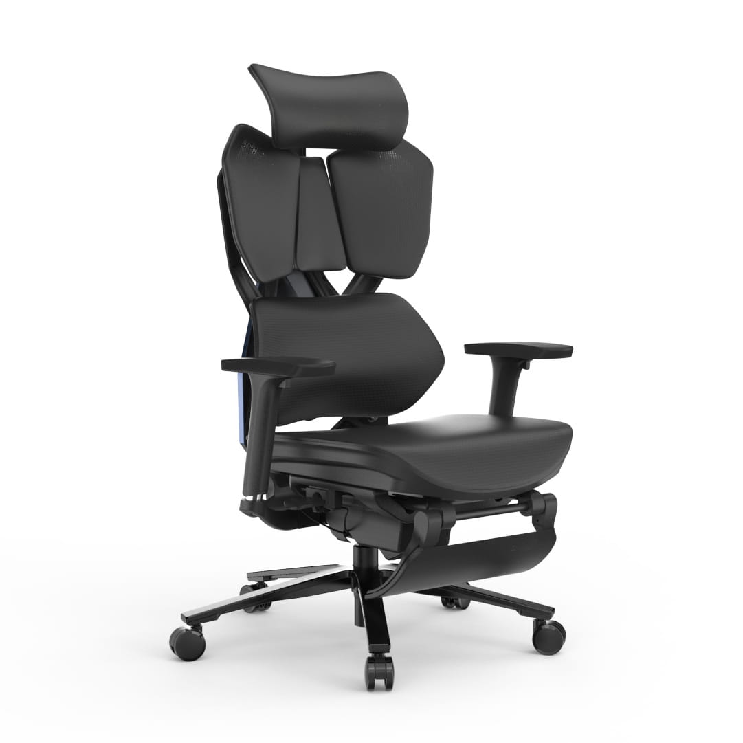 Fotel gamingowy obrotowy dla graczy do biura  regulowany ergonomiczny