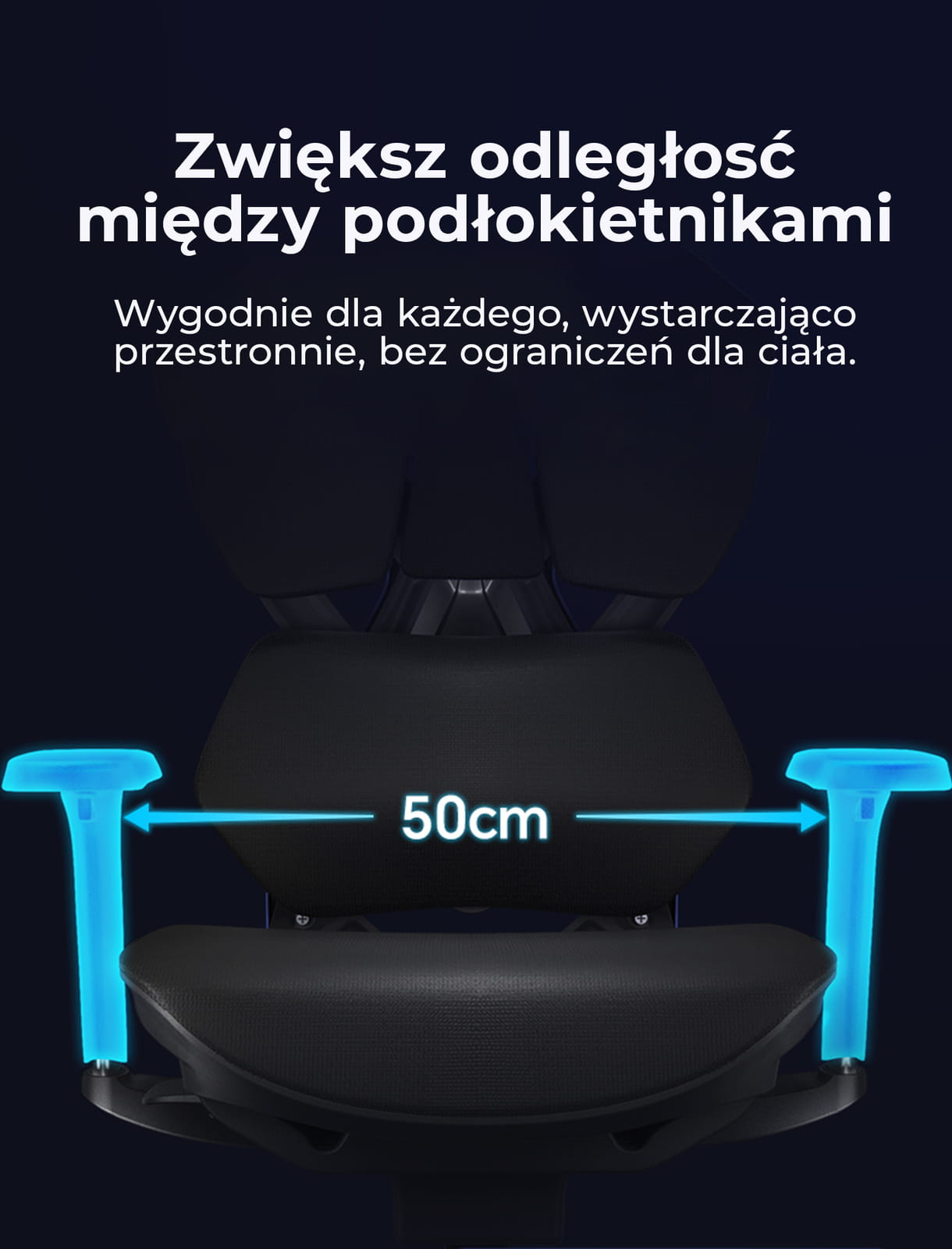 Fotel obrotowy dla graczy do biura  gamingowy regulowany ergonomiczny