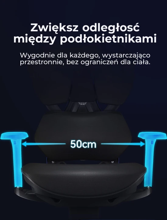 Fotel obrotowy dla graczy do biura  gamingowy regulowany ergonomiczny