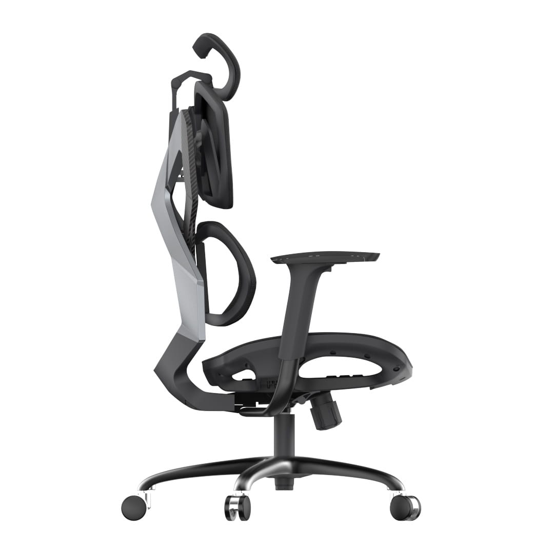 Fotel obrotowy dla graczy do biura ergonomiczny regulowany gamingowy