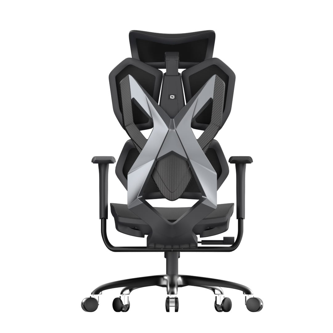 Fotel obrotowy dla graczy do biura ergonomiczny regulowany gamingowy