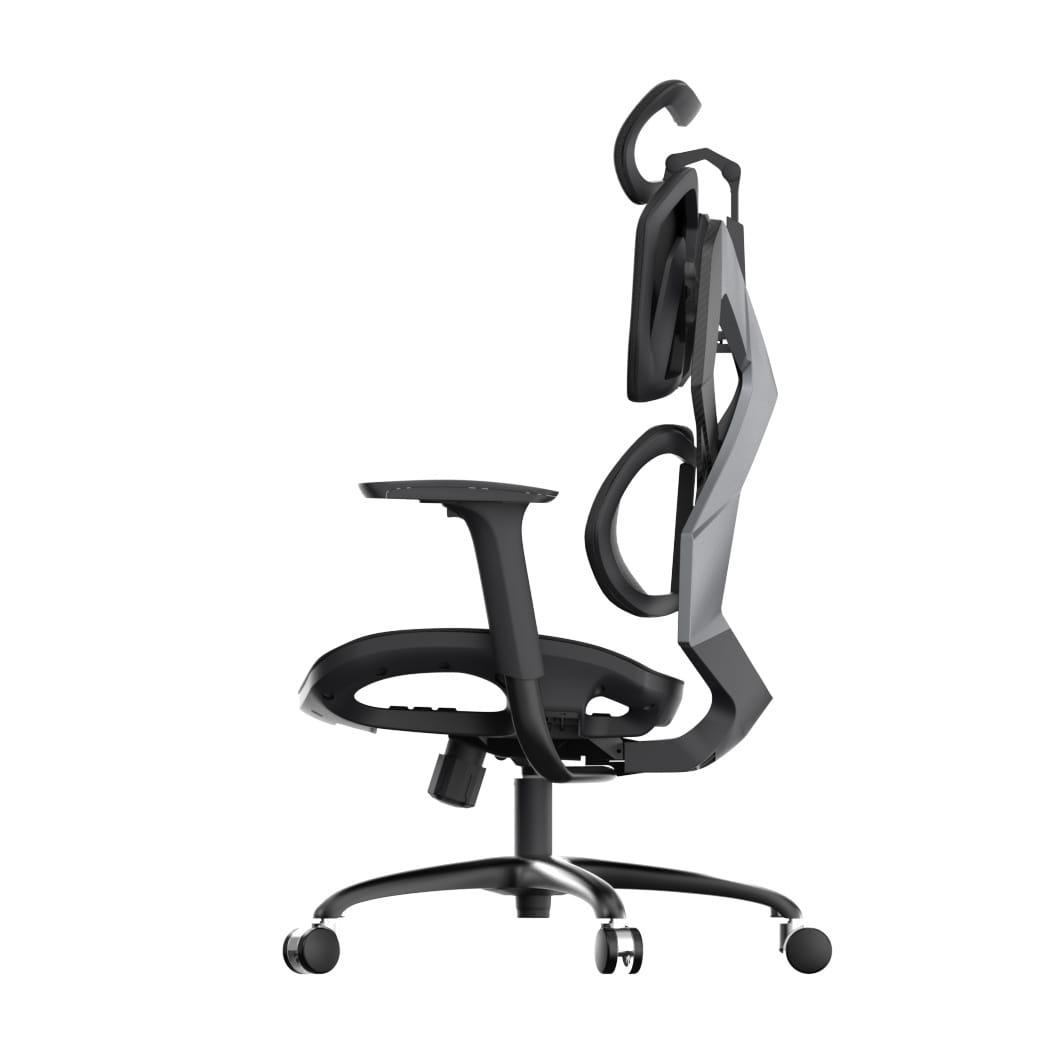 Fotel obrotowy dla graczy do biura ergonomiczny regulowany gamingowy