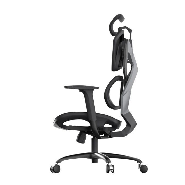 Fotel obrotowy dla graczy do biura ergonomiczny regulowany gamingowy