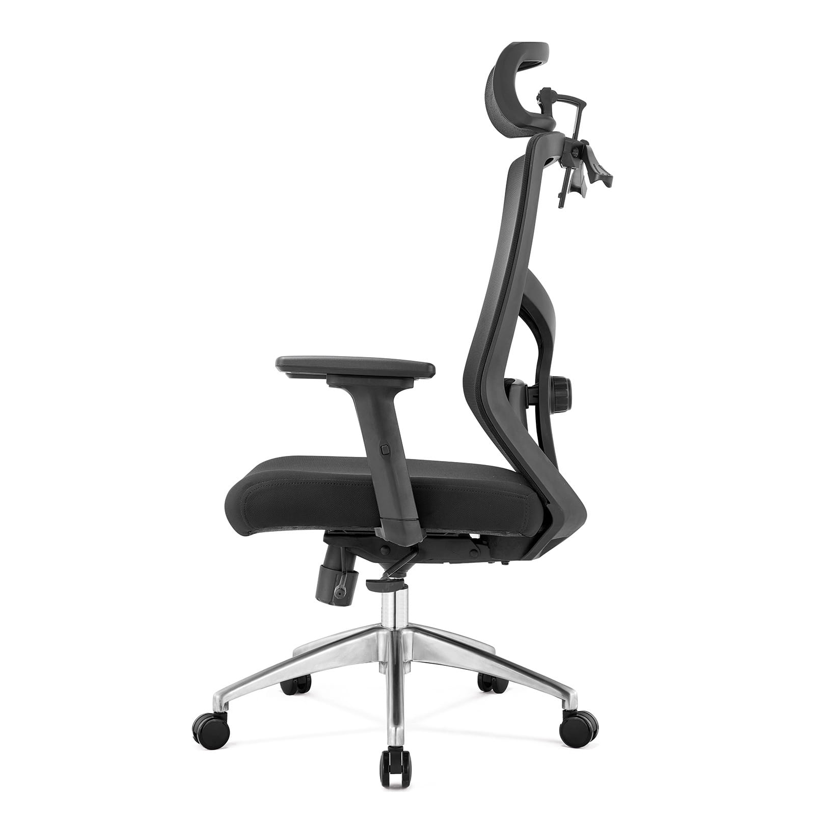 Fotel biurowy ergonomiczny do biura i domu regulacją czarny