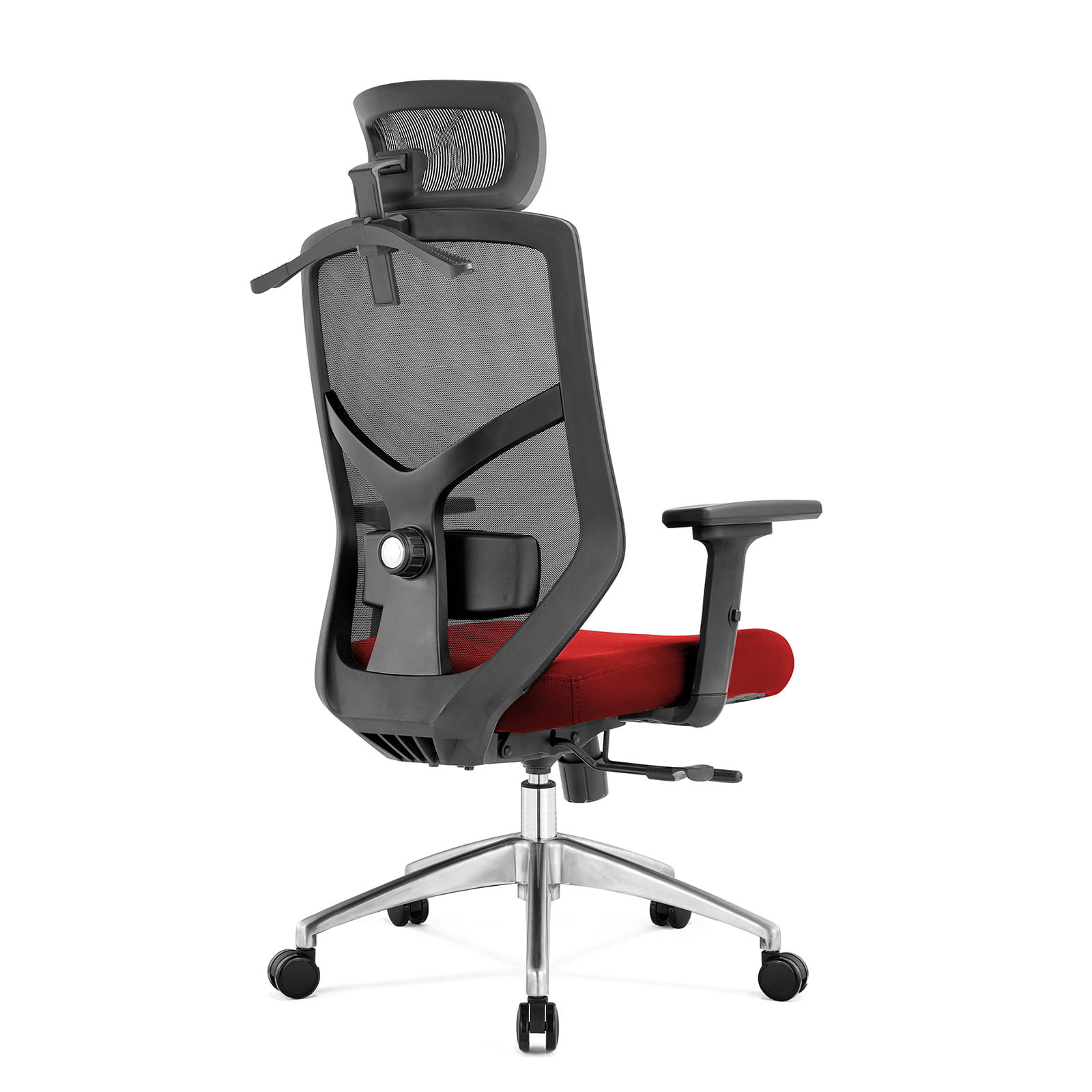 fotel-biurowy-ergonomiczny-czerwony-tyl-skos