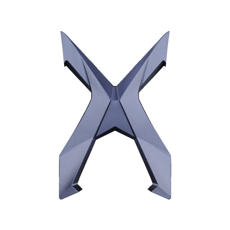 Tylna osłona "X"  XDekor Ciemny Niebieski