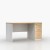 Biurko z szufladami Loft Work Light 140 cm do domu i biura