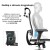 Fotel biurowy ergonomiczny z regulacją odchylenia  iO