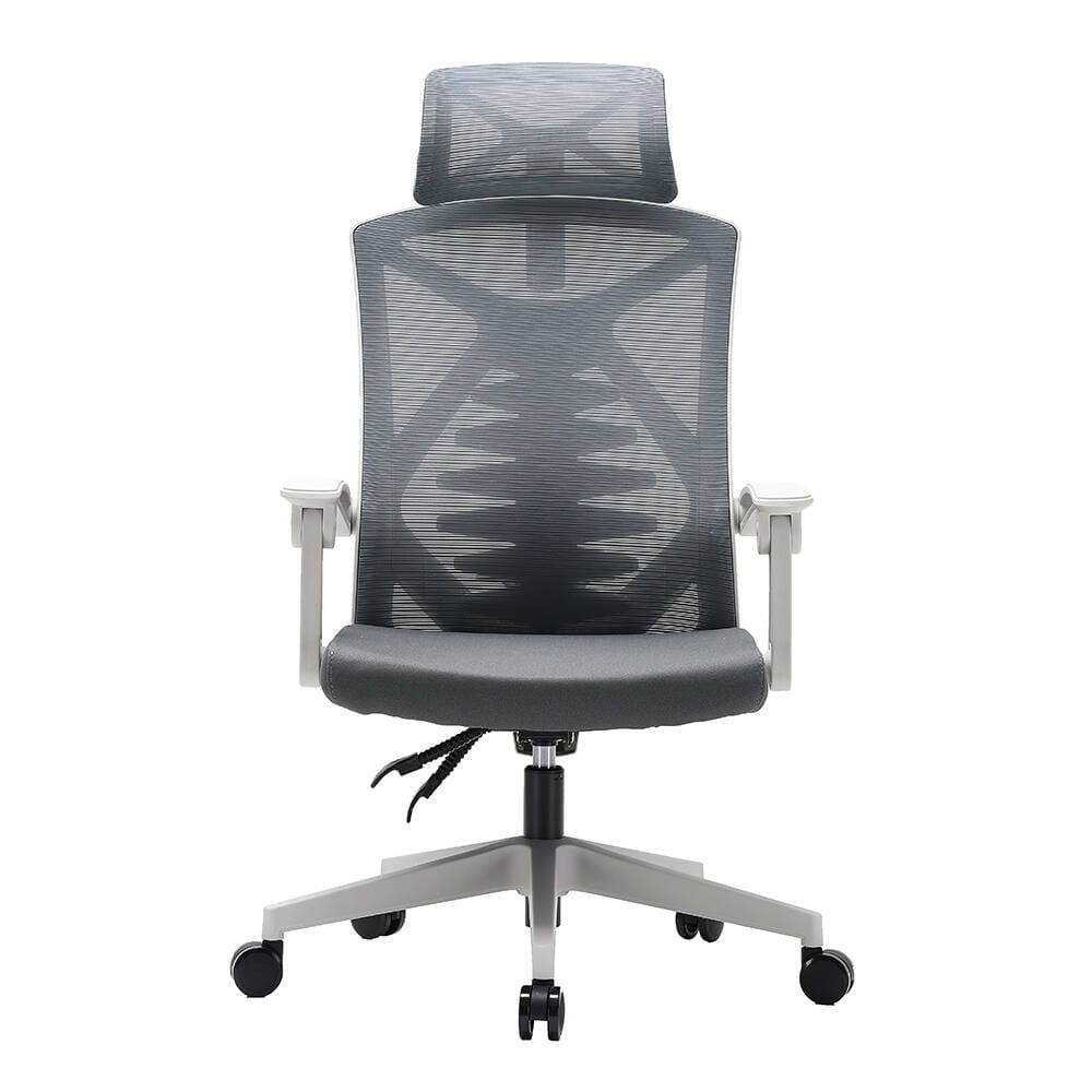 Fotel ergonomiczny biurowy obrotowy Spino szary