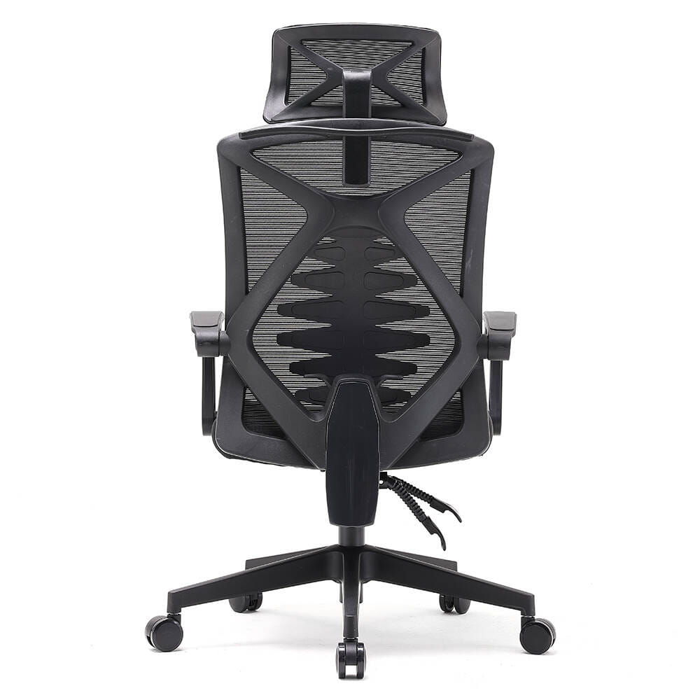 Fotel ergonomiczny  biurowy obrotowy Spino czarny z regulacją