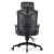 Fotel ergonomiczny  biurowy obrotowy Spino czarny z regulacją