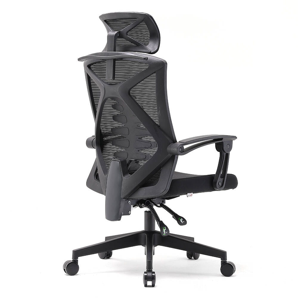 Fotel ergonomiczny  biurowy obrotowy Spino czarny z regulacją