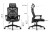 Fotel ergonomiczny  biurowy obrotowy Spino czarny z regulacją