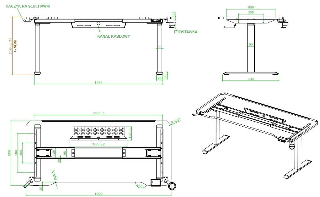 biurko regulowane elektryczne 1,6m homestyleconcept.pl.webp
