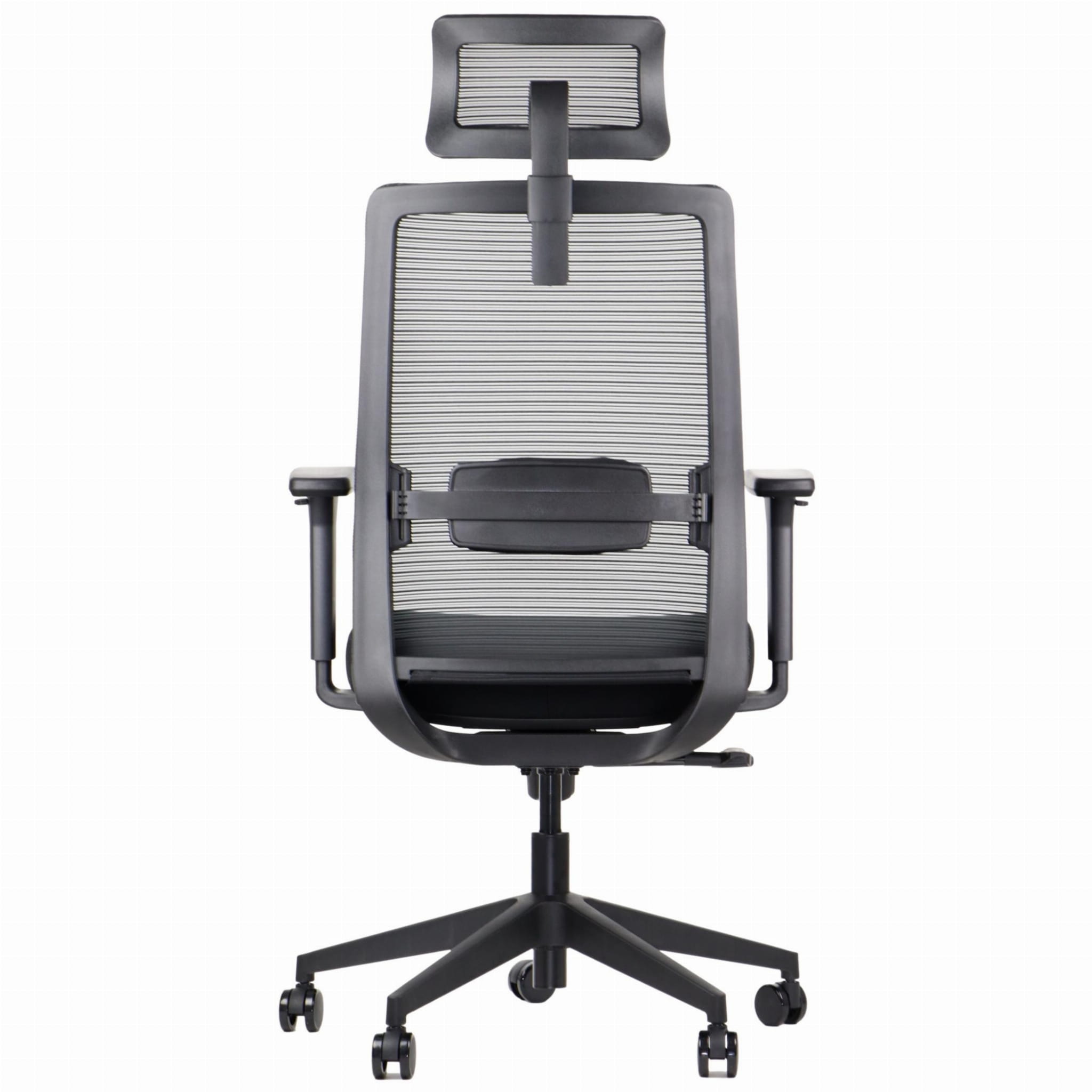 Fotel biurowy ergonomiczny krzesło obrotowe do biura CUTLER 2 czarny