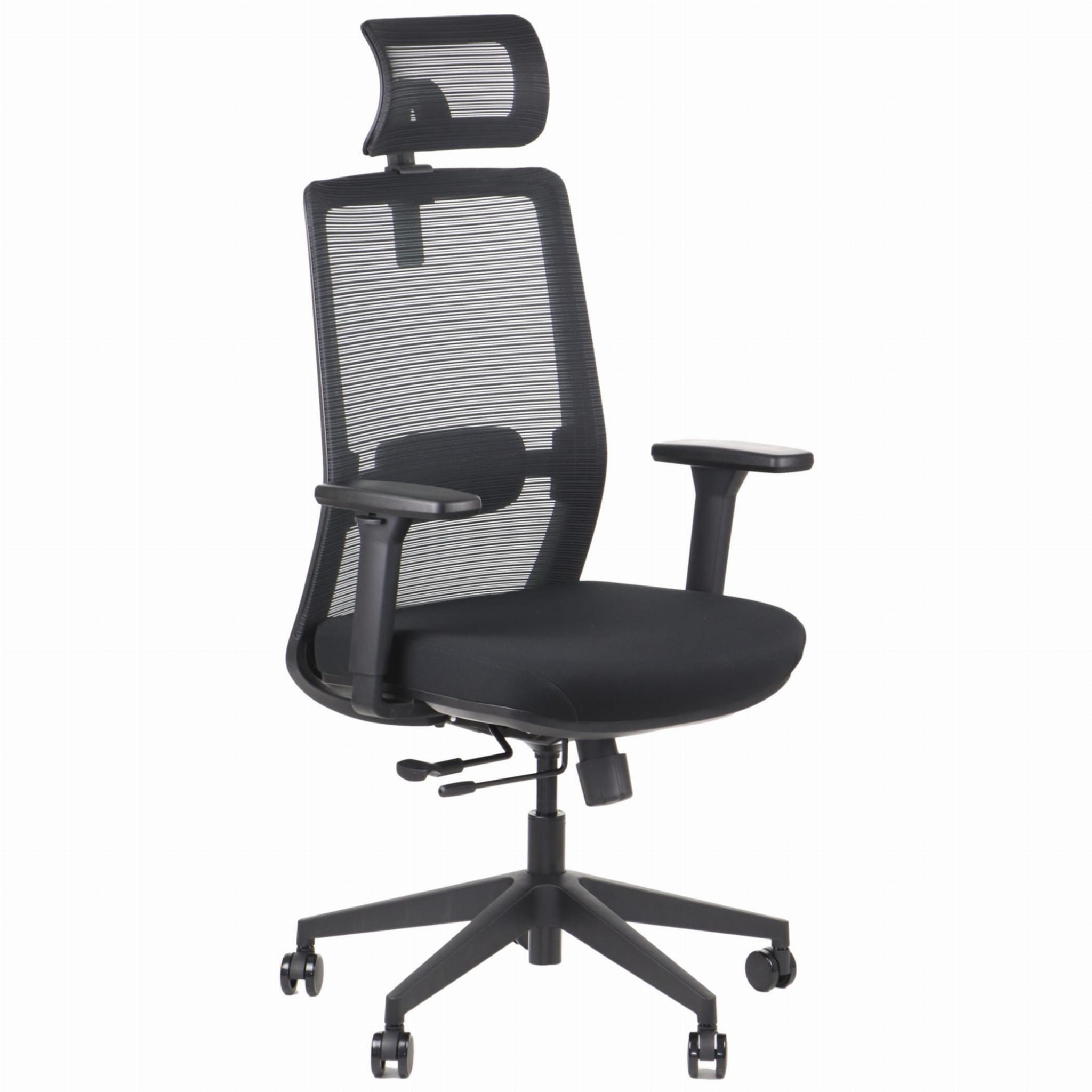 Fotel biurowy ergonomiczny krzesło obrotowe do biura CUTLER 2 czarny