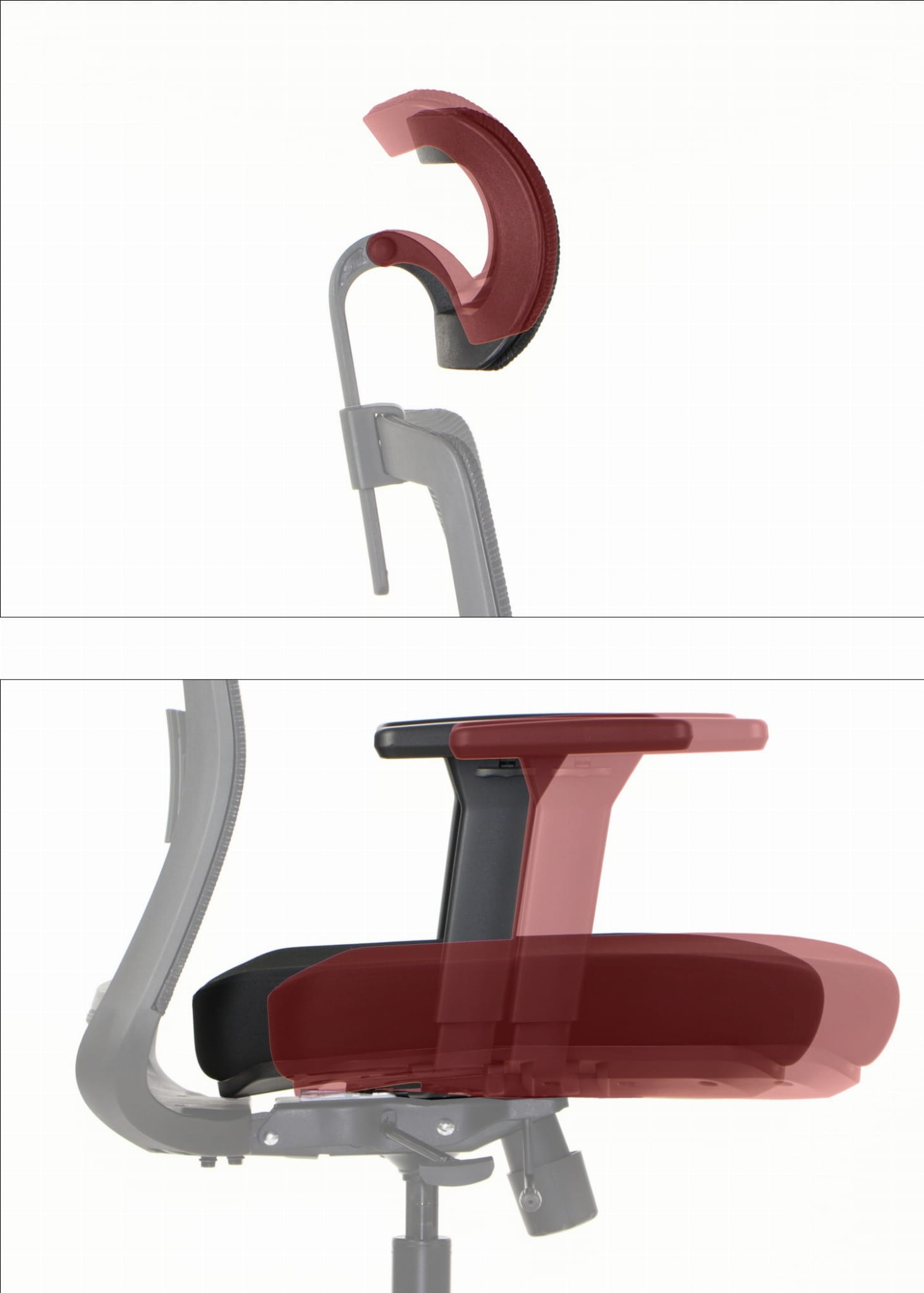 Fotel biurowy ergonomiczny krzesło obrotowe do biura CUTLER 2 czarny
