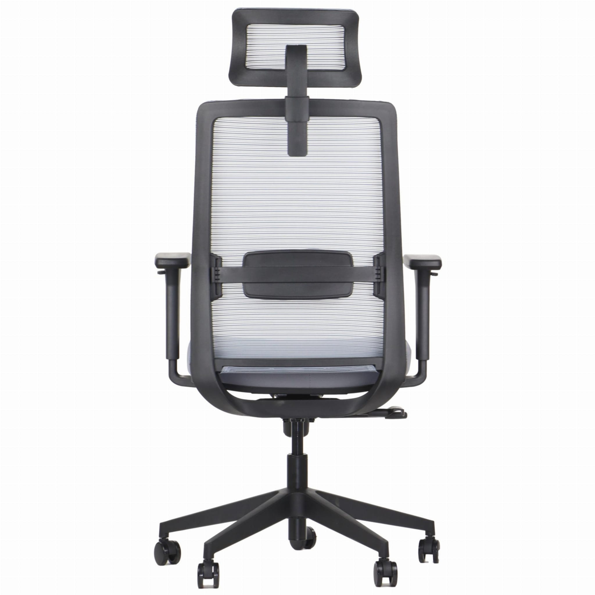Fotel biurowy ergonomiczny do biura domu CUTLER 2  szary