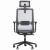 Fotel biurowy ergonomiczny do biura domu CUTLER 2  szary