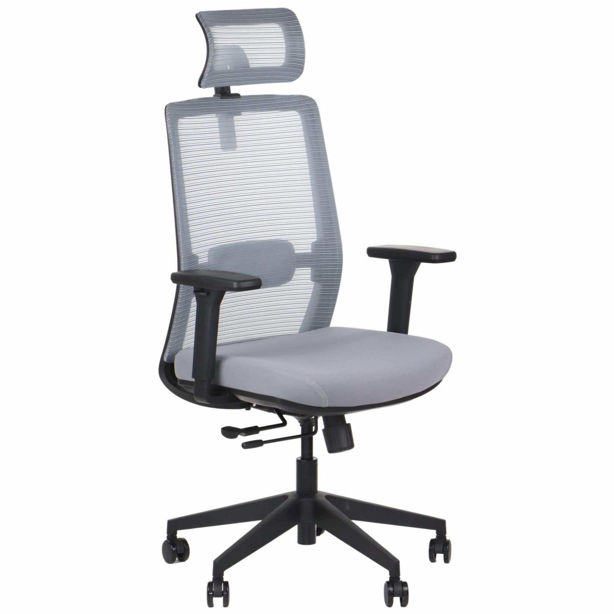 Fotel biurowy ergonomiczny do biura domu CUTLER 2  szary