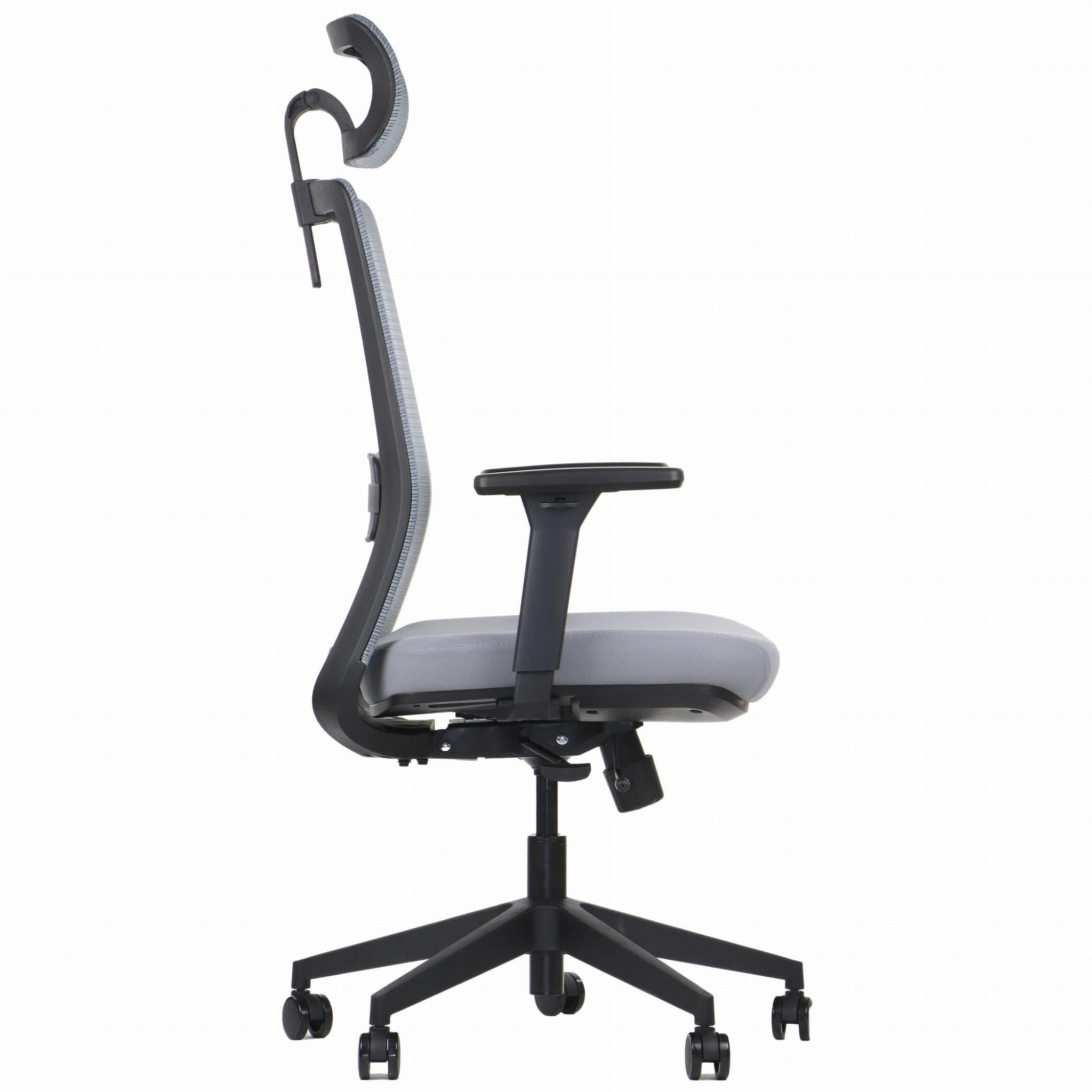 Fotel biurowy ergonomiczny do biura domu CUTLER 2  szary