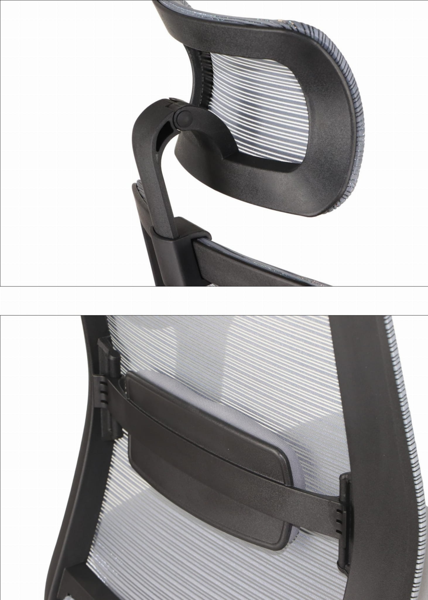 Fotel biurowy ergonomiczny do biura domu CUTLER 2  szary