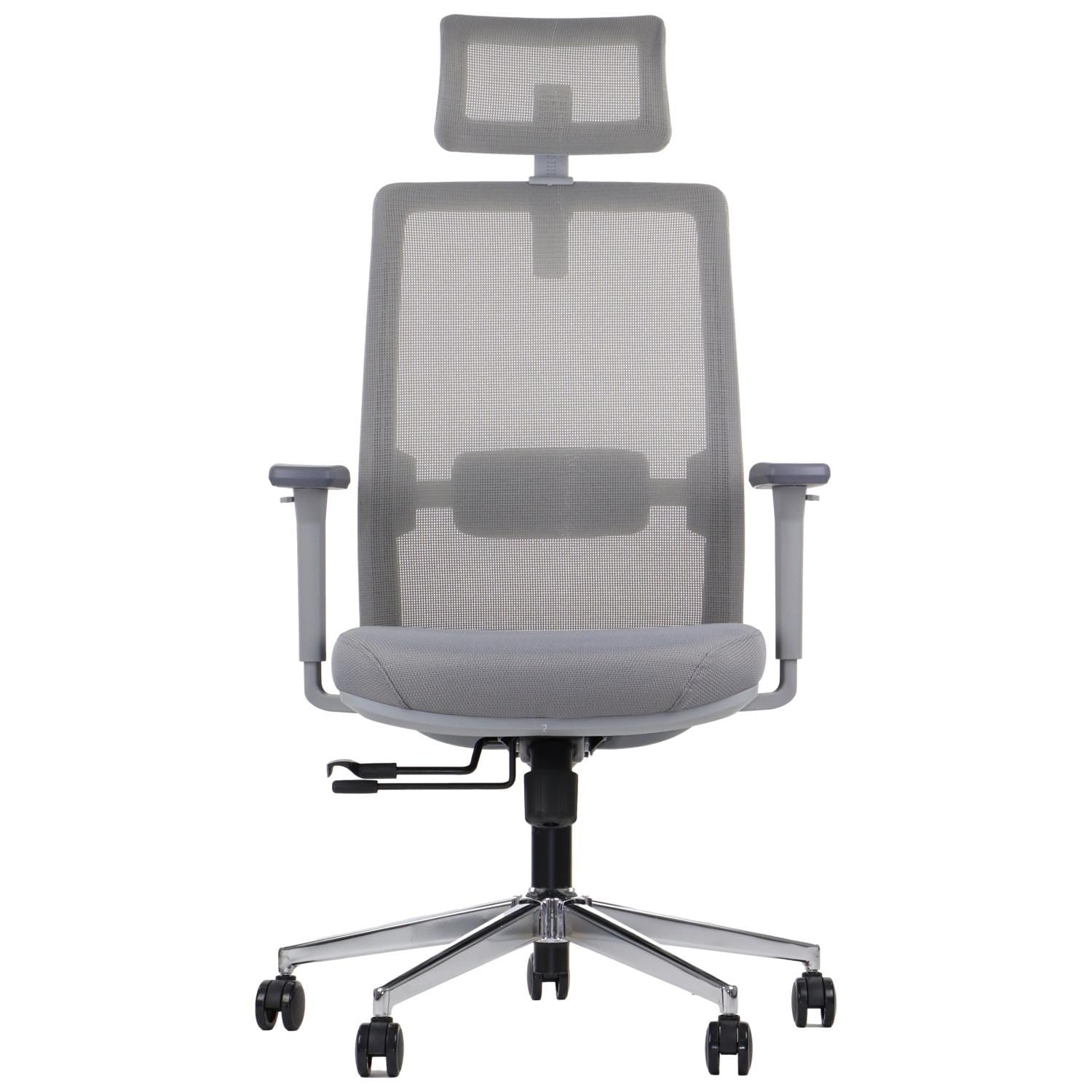 Fotel biurowy ergonomiczny krzesło do pracy biura CUTLER GF szary