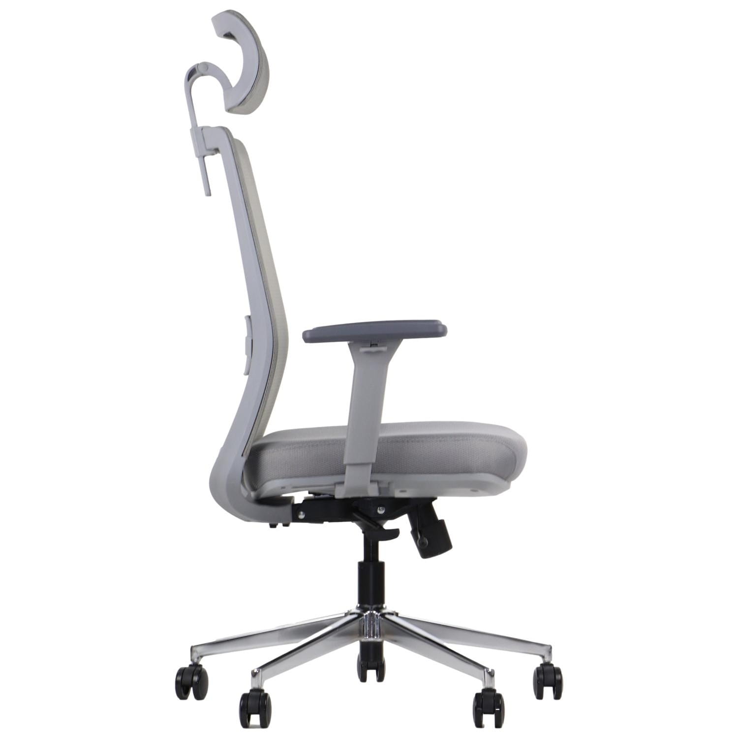Fotel biurowy ergonomiczny krzesło do pracy biura CUTLER GF szary