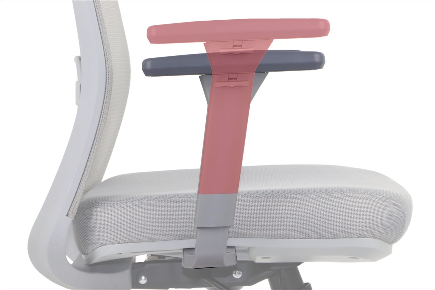 Fotel biurowy ergonomiczny krzesło do pracy biura CUTLER GF szary