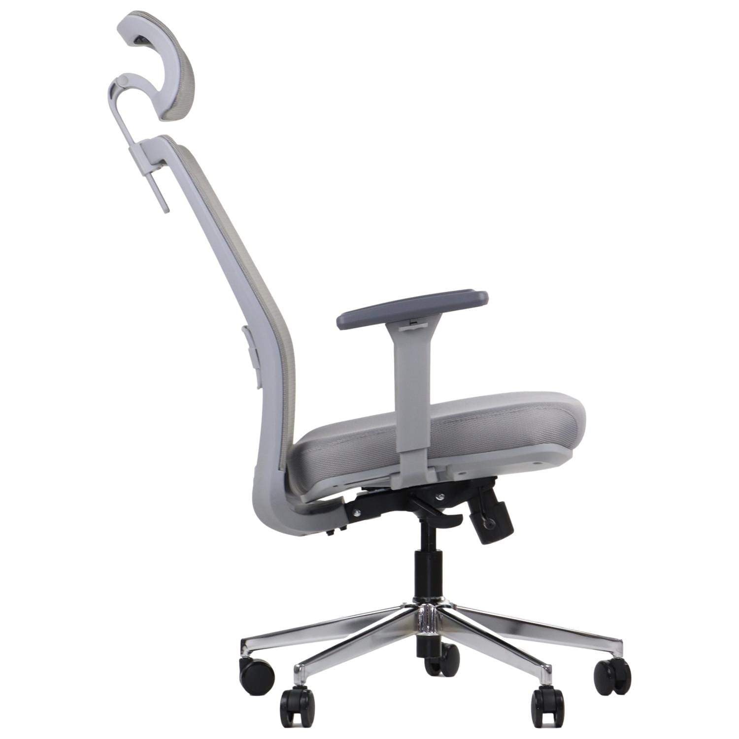 Fotel biurowy ergonomiczny krzesło do pracy biura CUTLER GF szary