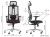 Ergonomiczny fotel biurowy obrotowy do biura i home office AKCENT czarny podstawa chromowana
