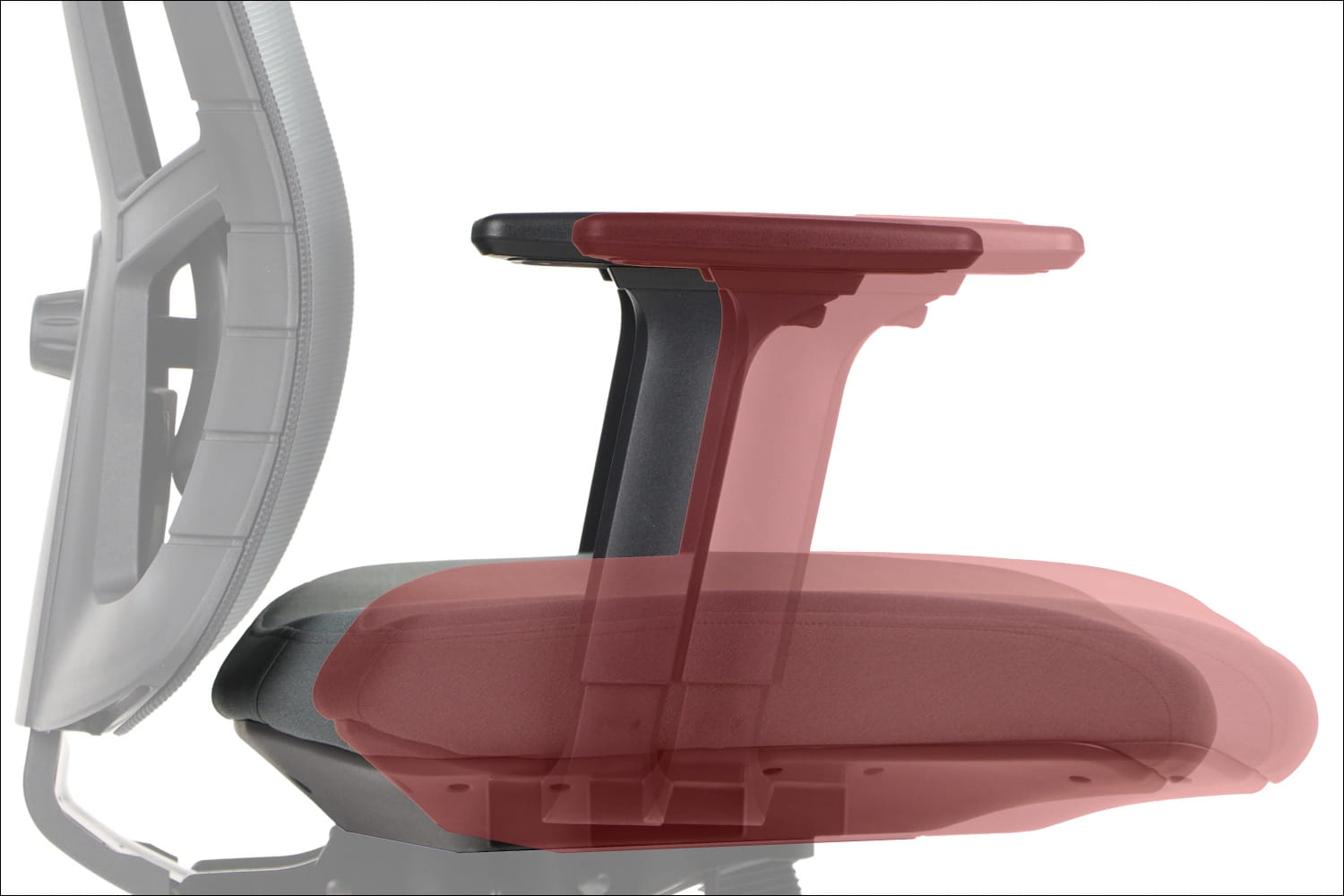 Ergonomiczny fotel biurowy obrotowy do biura i home office AKCENT szary-czarny podstawa chromowana