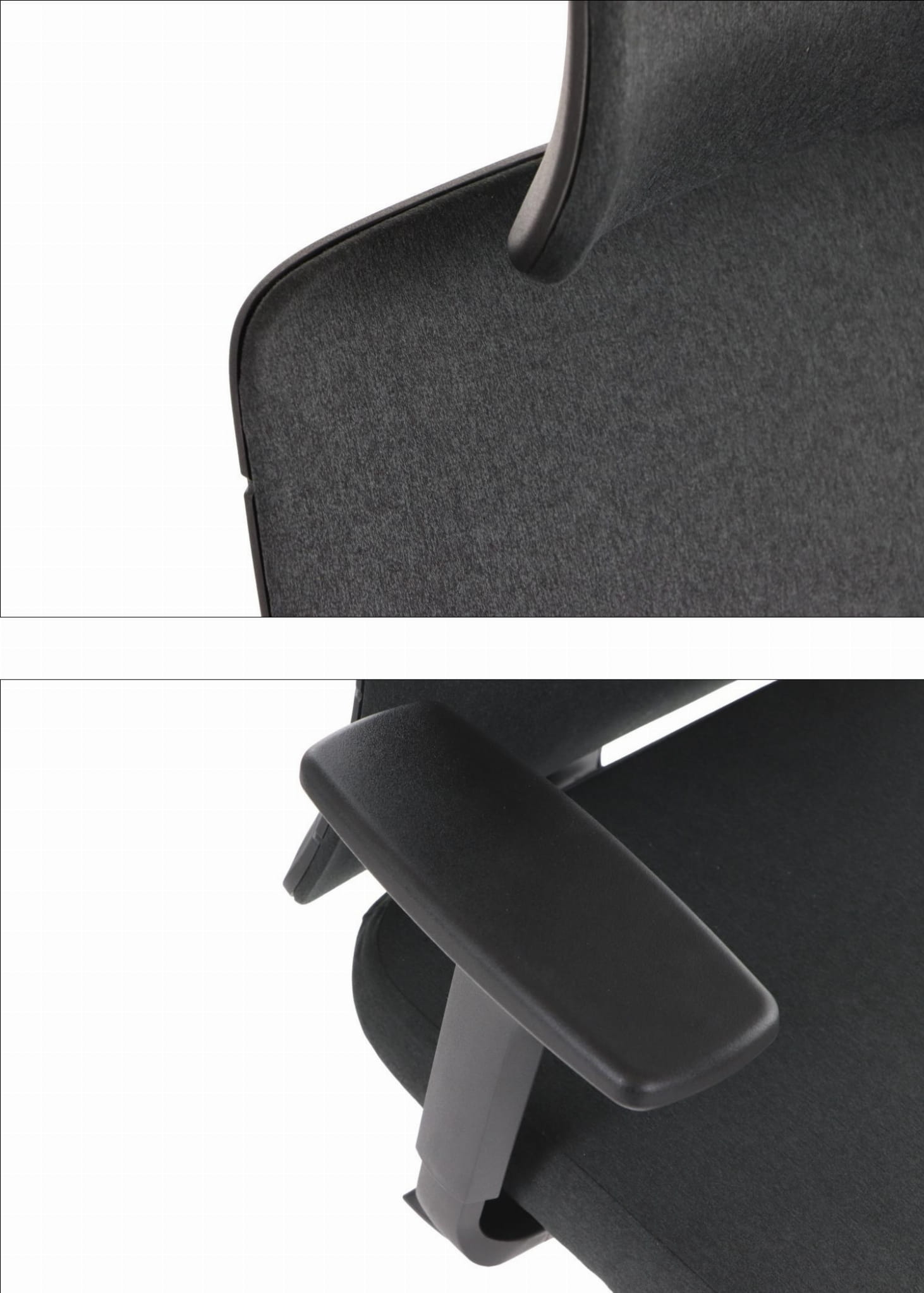 Ergonomiczny fotel biurowy obrotowy do biura i home office AKCENT/F czarny podstawa chromowana