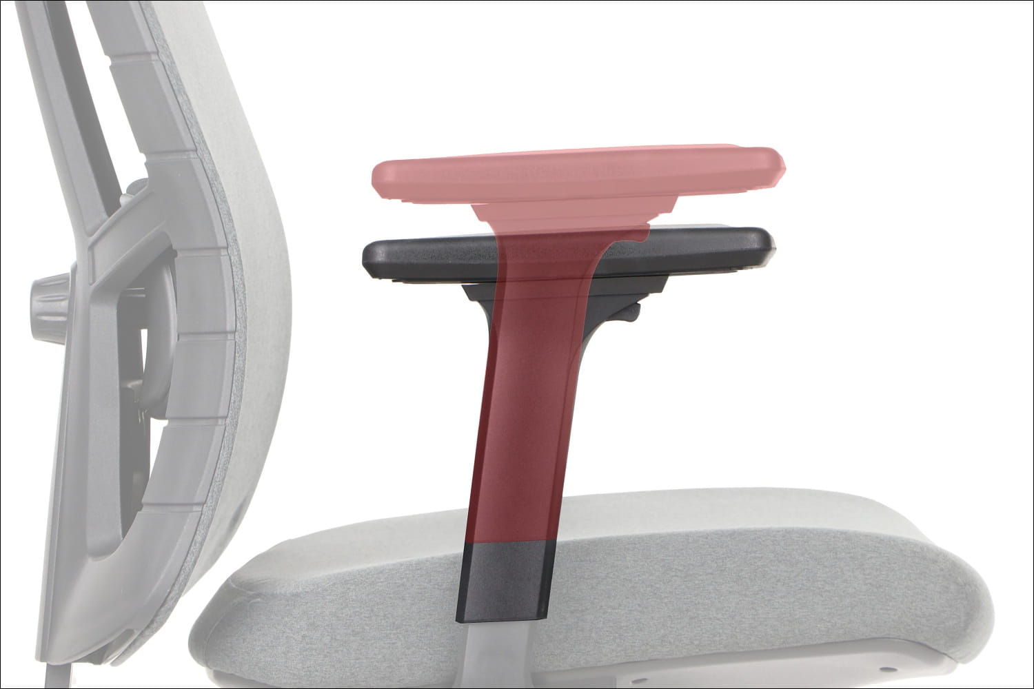 Ergonomiczny fotel biurowy obrotowy do biura i home office AKCENT/F czarny podstawa chromowana