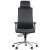 Ergonomiczny fotel biurowy obrotowy do biura i home office AKCENT/F grafit podstawa chromowana