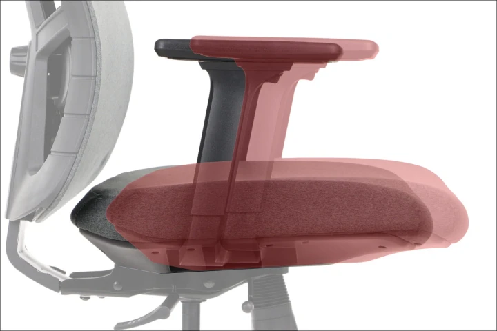 Ergonomiczny fotel biurowy obrotowy do biura i home office AKCENT/F grafit podstawa chromowana