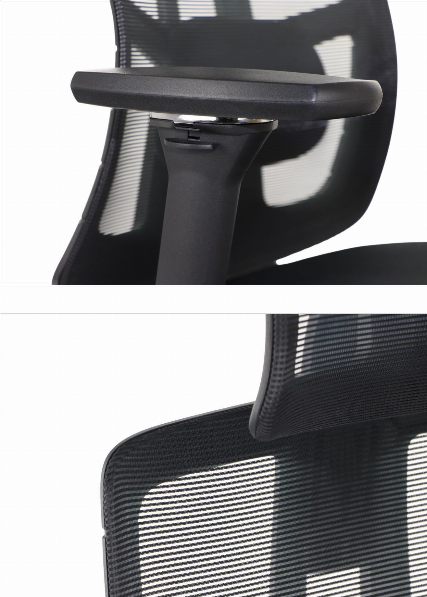 Ergonomiczny fotel biurowy obrotowy do biura i home office AKCENT PLUS czarny mechanizm samoważący podłokietniki 4D