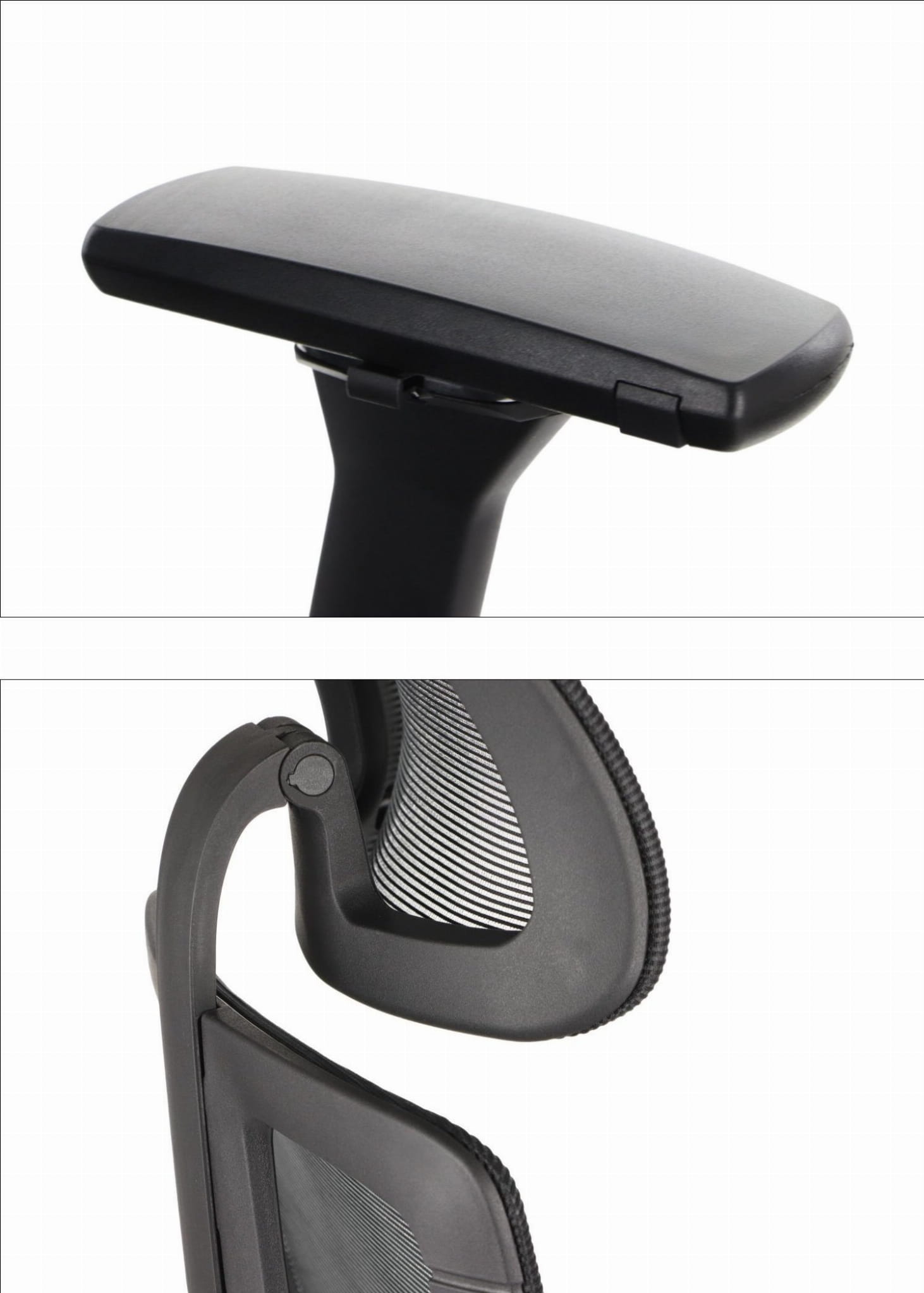 Ergonomiczny fotel biurowy obrotowy do biura i home office AKCENT PLUS czarny mechanizm samoważący podłokietniki 4D