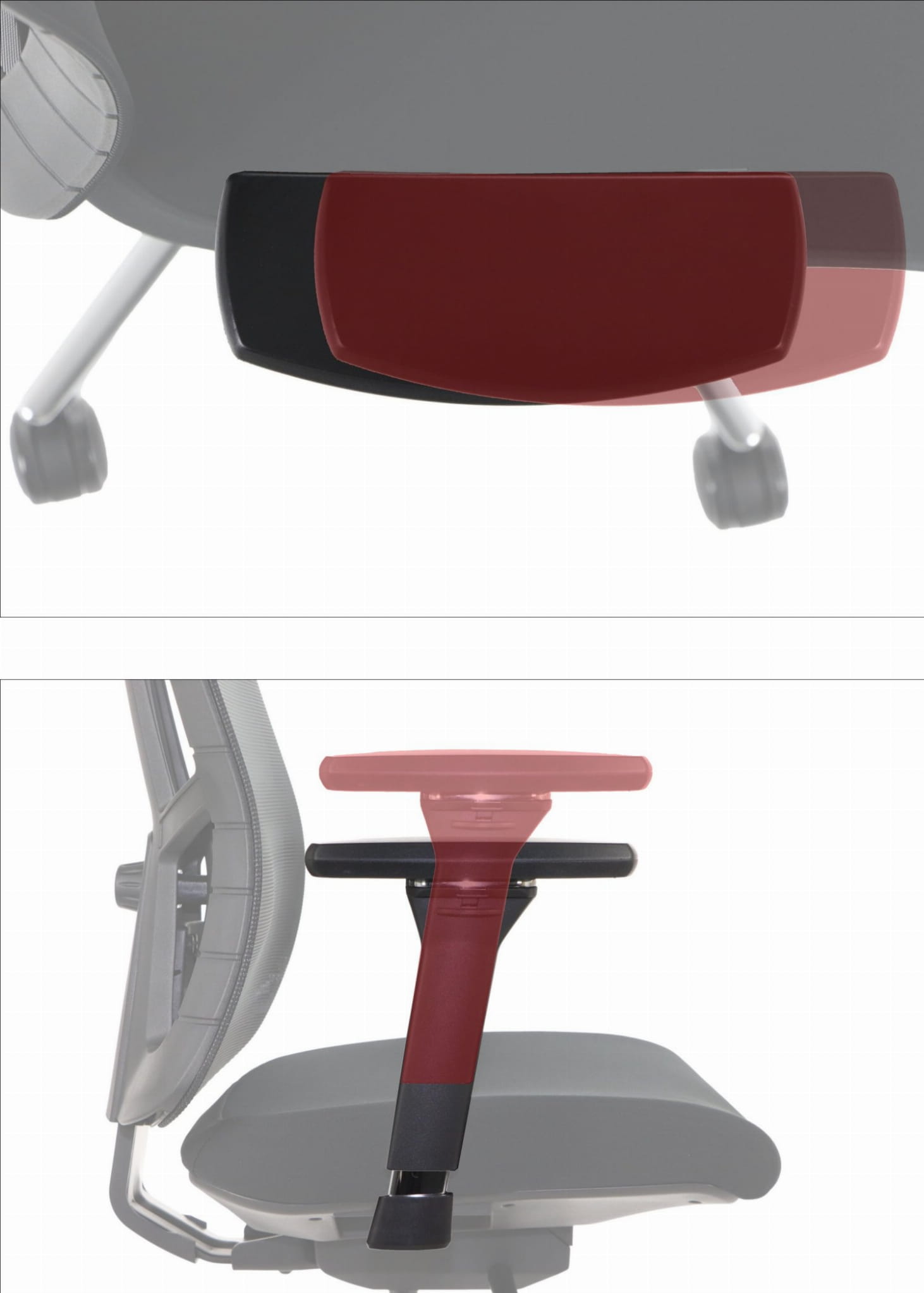 Ergonomiczny fotel biurowy obrotowy do biura i home office AKCENT PLUS czarny mechanizm samoważący podłokietniki 4D